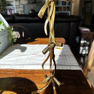 Anthropologie bow taper candle holders